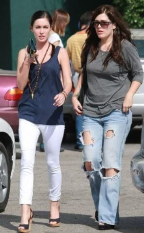 Franklin Thomas Fox's daughters, Megan Fox and Kristi Fox.